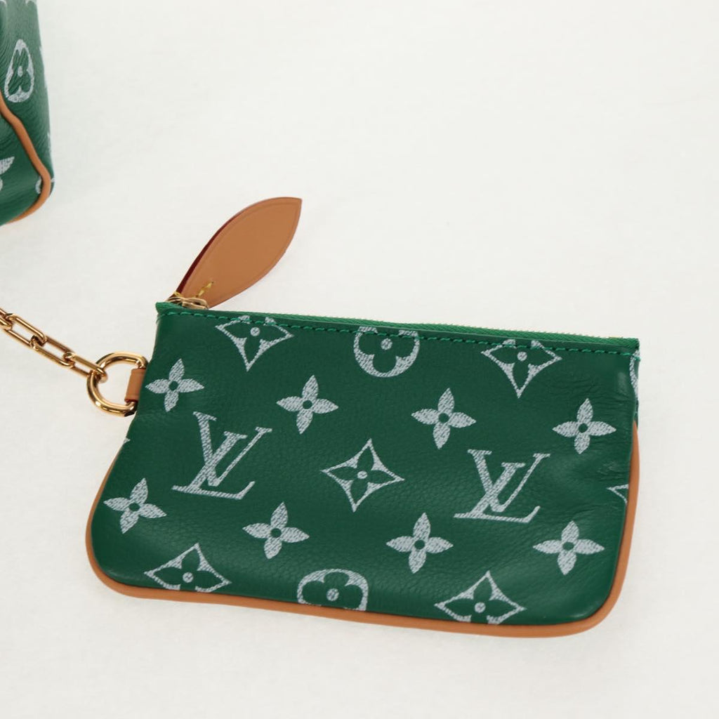 LOUIS VUITTON Monogram Speedy P9 Bandouliere 25 Bag Green M24423 LV Auth 139047SM