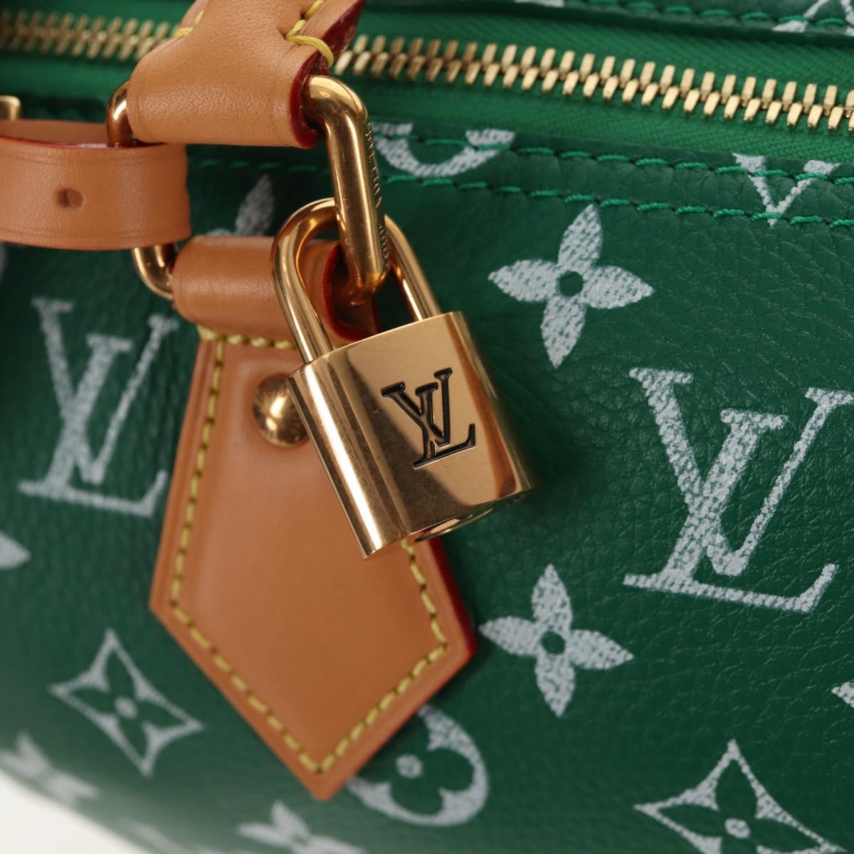 LOUIS VUITTON Monogram Speedy P9 Bandouliere 25 Bag Green M24423 LV Auth 139047SM