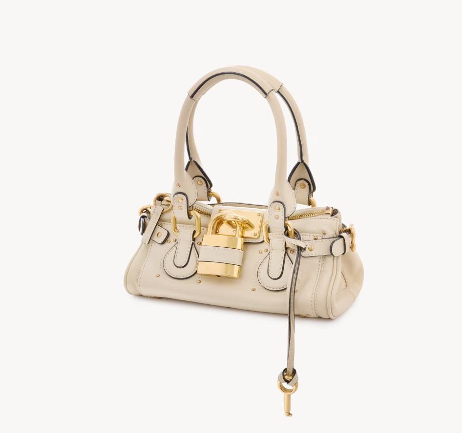 Chloe Small Paddington Bag In Grained Leather
